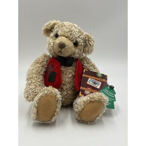 Hallmark Brown Holiday Bear Plush Stuffed Animal Tyler Teddy’s New Home Book